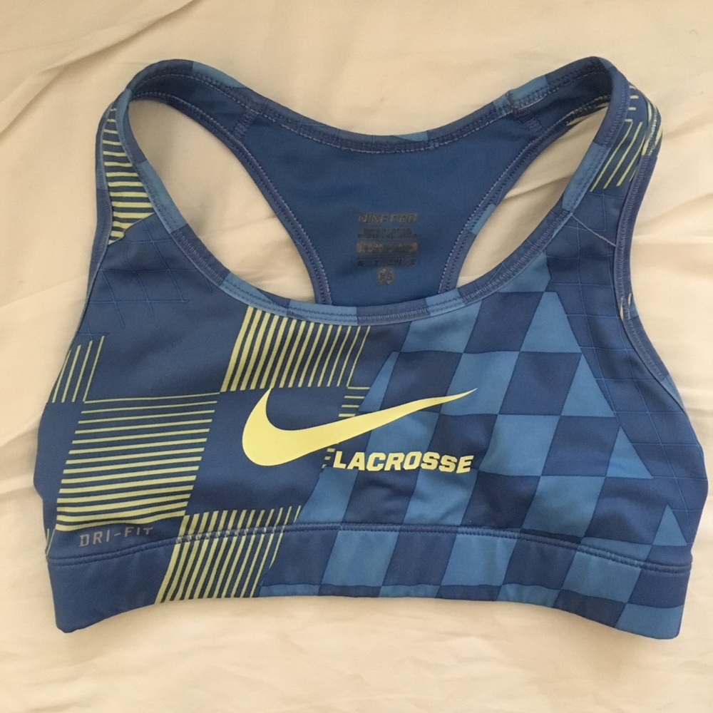 nike lacrosse sports bra